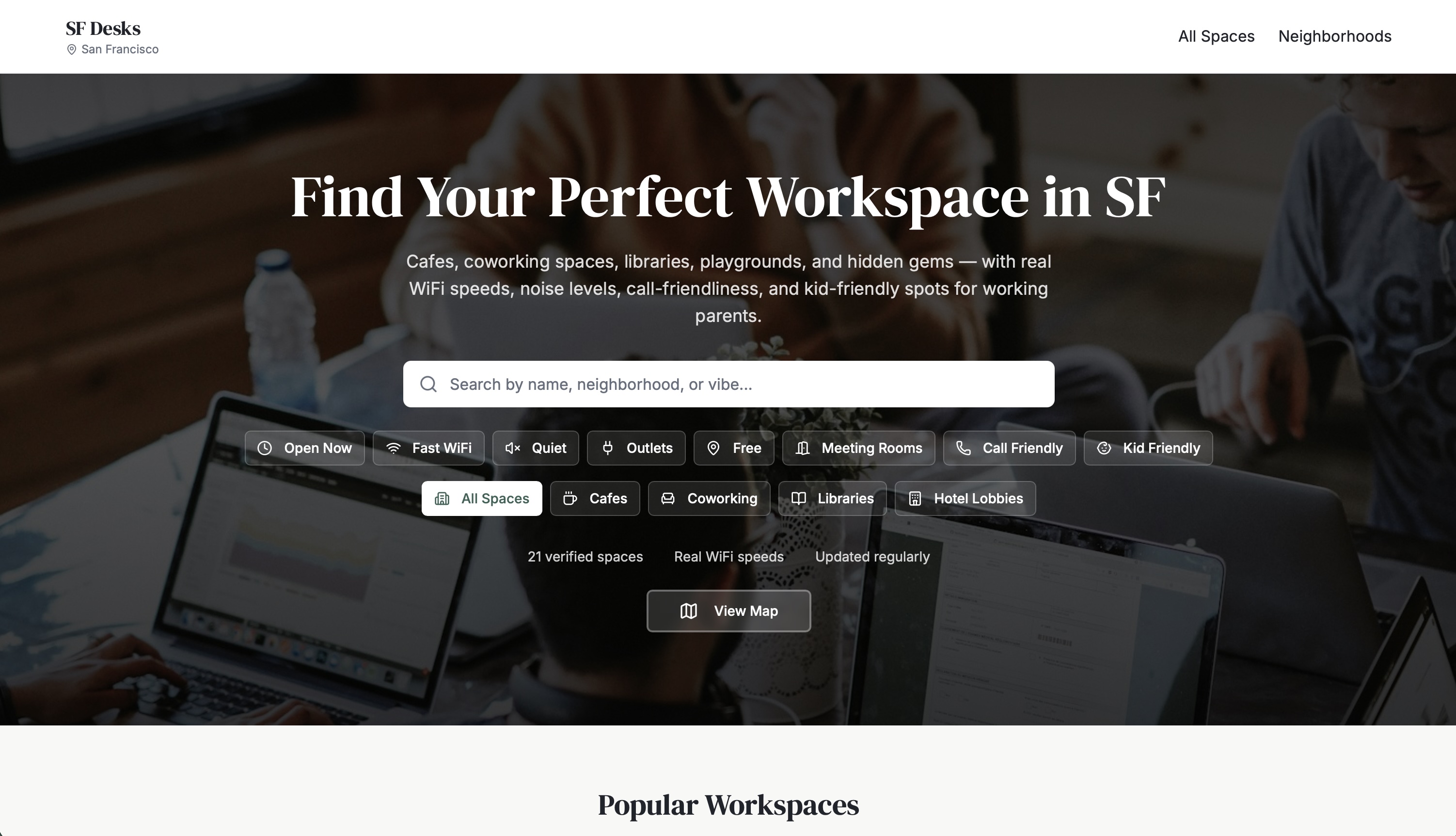 SF Desks — find your perfect workspace in San Francisco